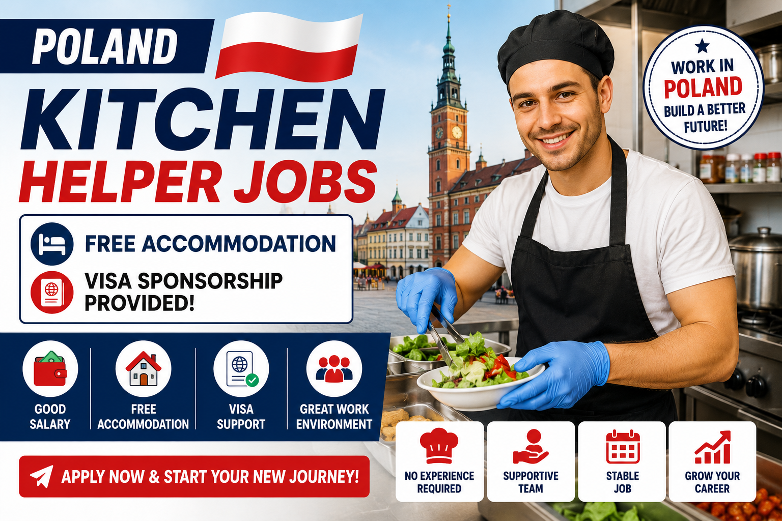 Poland Kitchen Helper jobs