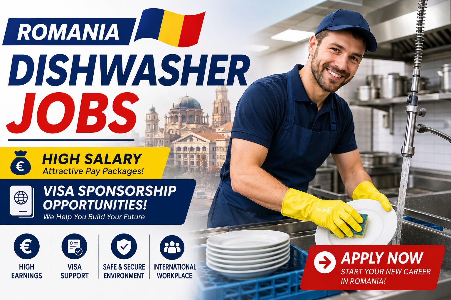 Romania Dishwasher jobs