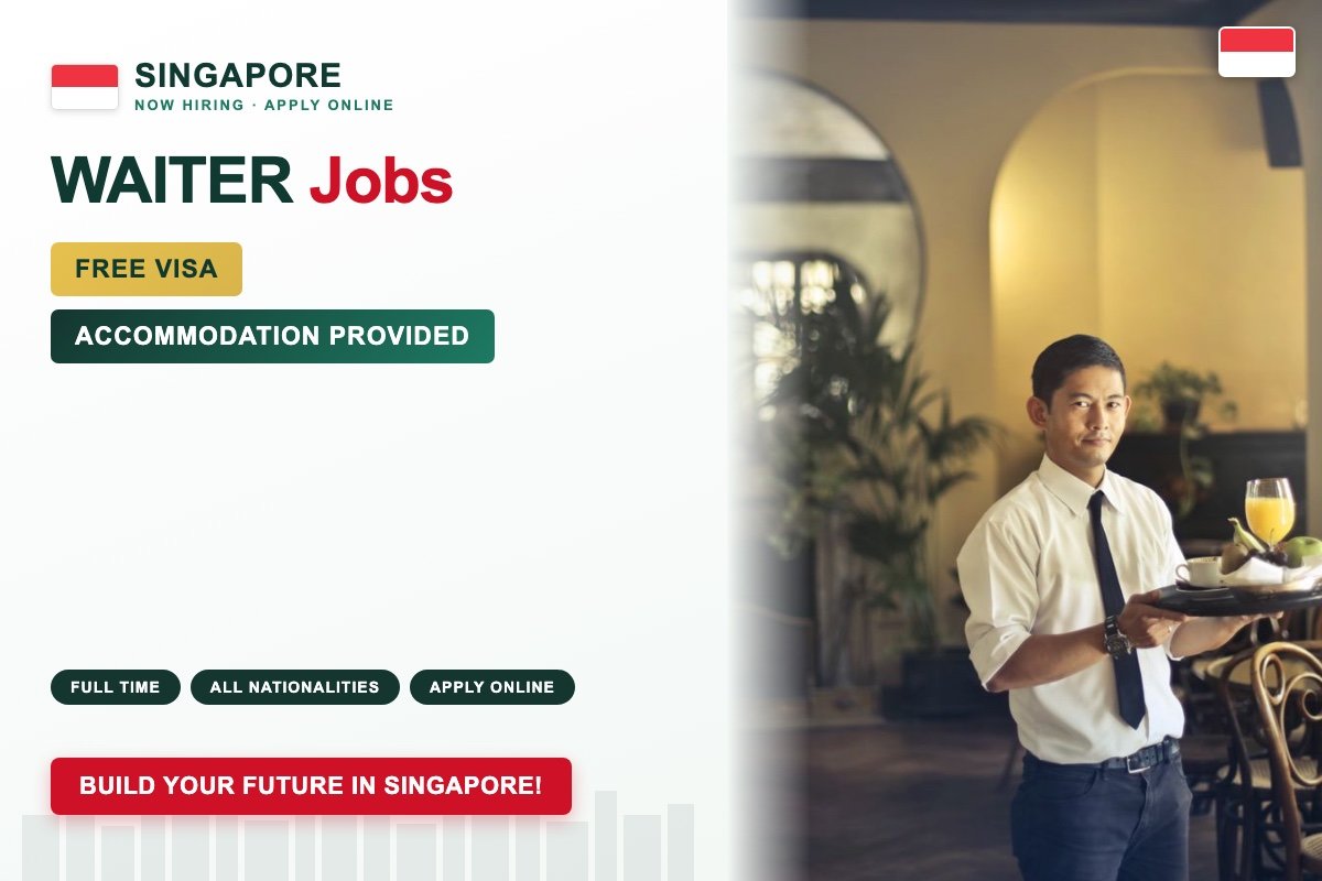 Singapore Waiter jobs